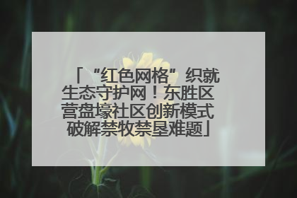 “红色网格”织就生态守护网！东胜区营盘壕社区创新模式破解禁牧禁垦难题