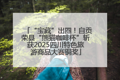 “宝藏”出圈！自贡荣县“熊猫咖啡杯”斩获2025四川特色旅游商品大赛铜奖