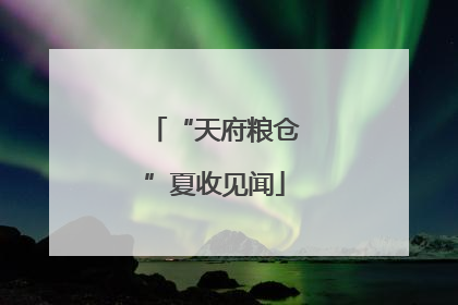 “天府粮仓”夏收见闻