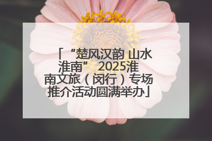 “楚风汉韵 山水淮南” 2025淮南文旅（闵行）专场推介活动圆满举办