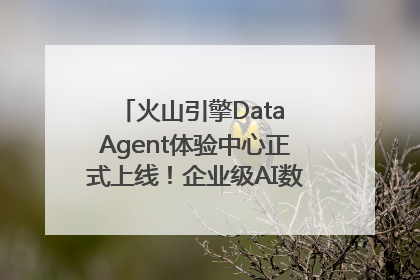 火山引擎Data Agent体验中心正式上线！企业级AI数据专家触手可及