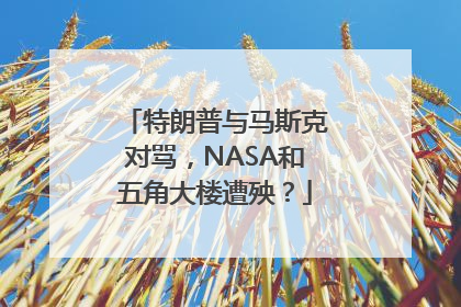 特朗普与马斯克对骂，NASA和五角大楼遭殃？