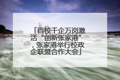 百校千企万岗激活“创新张家港”，张家港举行校政企联盟合作大会