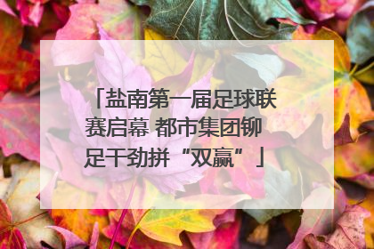盐南第一届足球联赛启幕 都市集团铆足干劲拼“双赢”