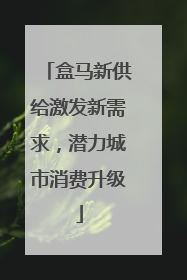 盒马新供给激发新需求，潜力城市消费升级