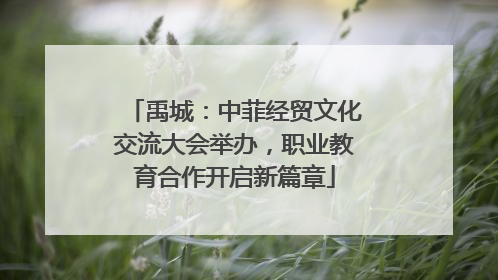 禹城：中菲经贸文化交流大会举办，职业教育合作开启新篇章