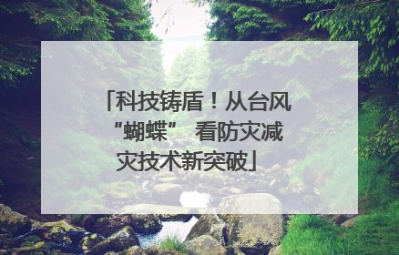 科技铸盾！从台风“蝴蝶” 看防灾减灾技术新突破
