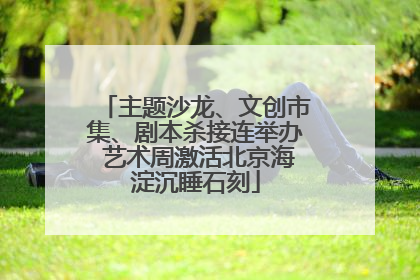 主题沙龙、文创市集、剧本杀接连举办 艺术周激活北京海淀沉睡石刻
