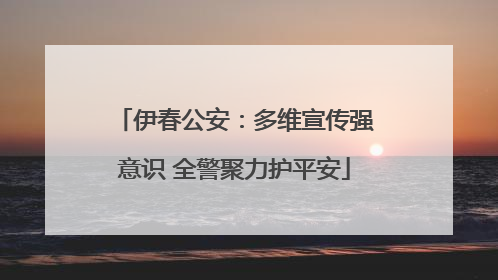 伊春公安：多维宣传强意识 全警聚力护平安