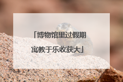 博物馆里过假期 寓教于乐收获大