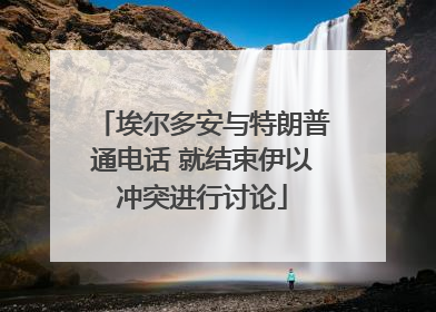 埃尔多安与特朗普通电话 就结束伊以冲突进行讨论