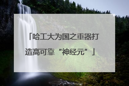 哈工大为国之重器打造高可靠“神经元”
