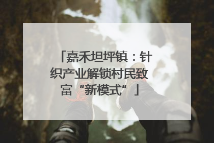 嘉禾坦坪镇：针织产业解锁村民致富“新模式”