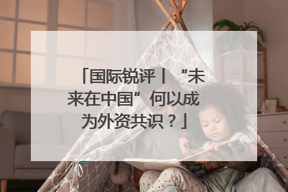国际锐评丨“未来在中国”何以成为外资共识？