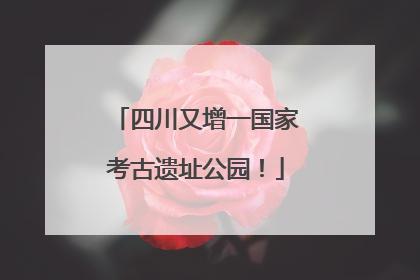 四川又增一国家考古遗址公园！