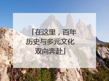 在这里，百年历史与多元文化双向奔赴