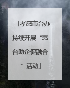 孝感市台办持续开展“惠台助企促融合”活动
