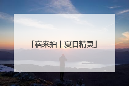 宿来拍丨夏日精灵
