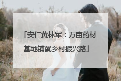 安仁黄林军：万亩药材基地铺就乡村振兴路