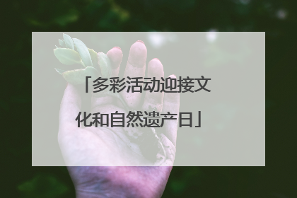 多彩活动迎接文化和自然遗产日