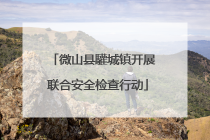 微山县驩城镇开展联合安全检查行动