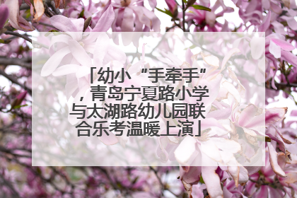 幼小“手牵手”，青岛宁夏路小学与太湖路幼儿园联合乐考温暖上演