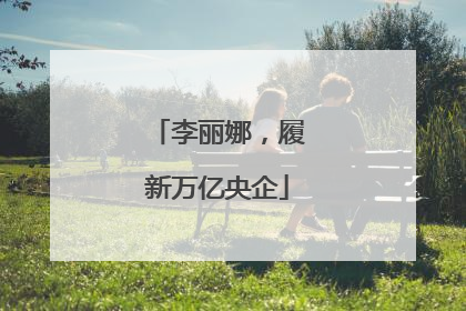 李丽娜，履新万亿央企