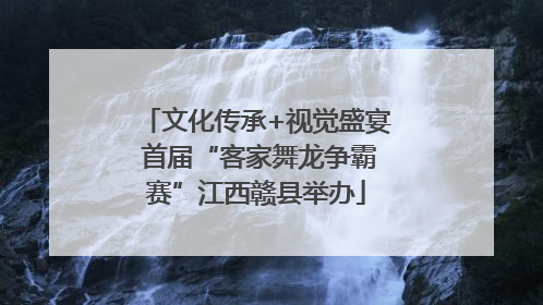 文化传承+视觉盛宴 首届“客家舞龙争霸赛”江西赣县举办