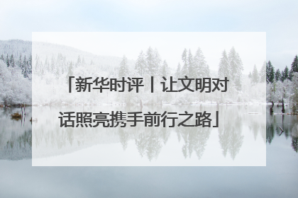 新华时评丨让文明对话照亮携手前行之路