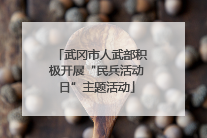 武冈市人武部积极开展“民兵活动日”主题活动