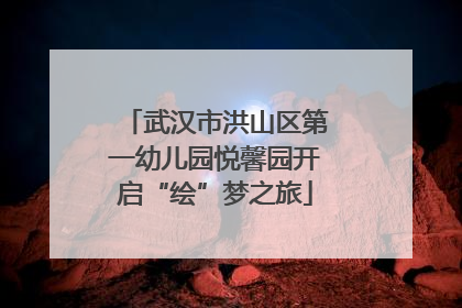 武汉市洪山区第一幼儿园悦馨园开启“绘”梦之旅