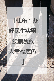 桂东：办好民生实事 绘就残疾人幸福底色