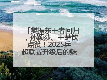 樊振东王者回归，孙颖莎、王楚钦点赞！2025乒超联赛升级后的魅力何在？