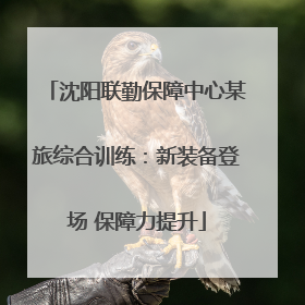 沈阳联勤保障中心某旅综合训练：新装备登场 保障力提升