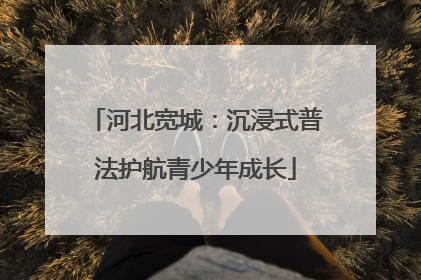 河北宽城：沉浸式普法护航青少年成长
