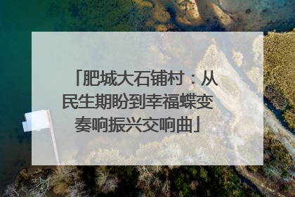 肥城大石铺村：从民生期盼到幸福蝶变奏响振兴交响曲