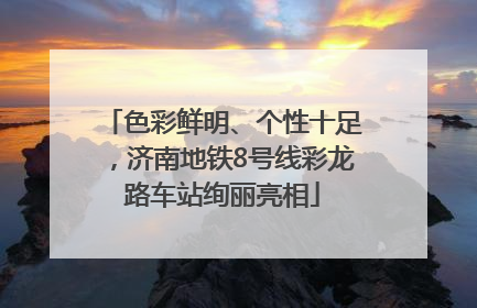 色彩鲜明、个性十足，济南地铁8号线彩龙路车站绚丽亮相