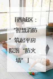西城区：“智慧消防”筑起平房院落“防火墙”