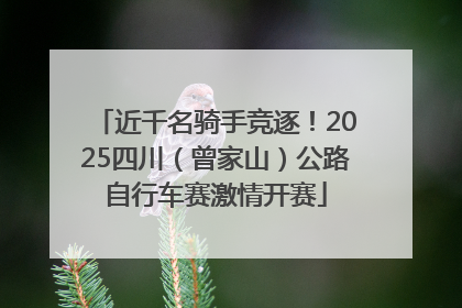 近千名骑手竞逐！2025四川（曾家山）公路自行车赛激情开赛
