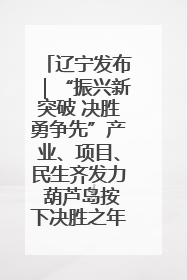辽宁发布|“振兴新突破 决胜勇争先”产业、项目、民生齐发力 葫芦岛按下决胜之年“加速键”