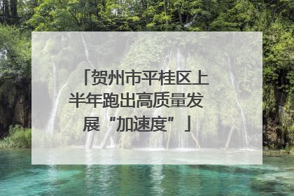 贺州市平桂区上半年跑出高质量发展“加速度”