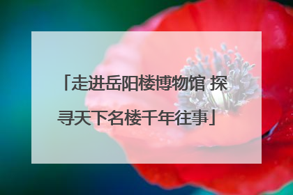 走进岳阳楼博物馆 探寻天下名楼千年往事