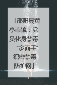 邵阳县黄亭市镇：党员化身禁毒“多面手” 织密禁毒防护网