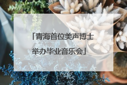 青海首位美声博士举办毕业音乐会
