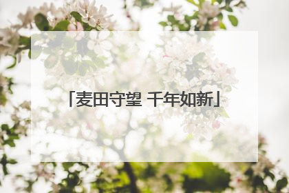 麦田守望 千年如新