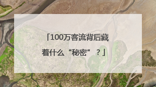 100万客流背后藏着什么“秘密”？
