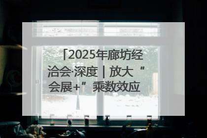 2025年廊坊经洽会·深度｜放大“会展+”乘数效应 打造消费新场景
