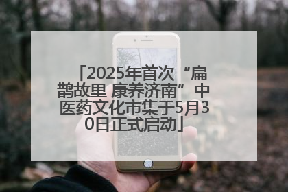 2025年首次“扁鹊故里 康养济南”中医药文化市集于5月30日正式启动