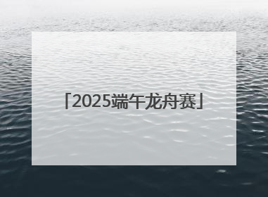 2025端午龙舟赛
