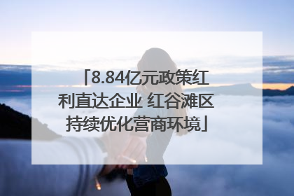 8.84亿元政策红利直达企业 红谷滩区持续优化营商环境